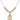 Saint Christopher Crystal Necklace | 3/4 inch | 6mm Beads _x0014_  14kt Gold Filled