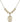Saint Christopher Crystal Necklace | 3/4 inch | 6mm Beads _x0014_  14kt Gold Filled