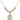 Saint Christopher Crystal Necklace | 3/4 inch | 6mm Beads _x0014_  14kt Gold Filled