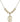 Saint Christopher Crystal Necklace | 3/4 inch | 6mm Beads _x0014_  14kt Gold Filled