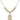 Saint Christopher Crystal Necklace | 3/4 inch | 6mm Beads _x0014_  14kt Gold Filled
