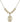 Saint Christopher Crystal Necklace | 3/4 inch | 6mm Beads _x0014_  14kt Gold Filled