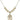 Saint Christopher Crystal Necklace | 3/4 inch | 6mm Beads _x0014_  14kt Gold Filled