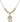 Saint Christopher Crystal Necklace | 3/4 inch | 6mm Beads _x0014_  14kt Gold Filled