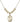 Saint Christopher Crystal Necklace | 3/4 inch | 6mm Beads _x0014_  14kt Gold Filled