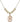 Saint Christopher Crystal Necklace | 3/4 inch | 6mm Beads _x0014_  14kt Gold Filled