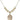 Saint Christopher Crystal Necklace | 3/4 inch | 6mm Beads _x0014_  14kt Gold Filled
