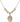 Saint Christopher Crystal Necklace | 3/4 inch | 6mm Beads _x0014_  14kt Gold Filled