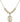 Saint Sebastian Crystal Necklace | 3/4 inch | 6mm Beads _x0014_  14kt Gold Filled