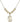 Saint Sebastian Crystal Necklace | 3/4 inch | 6mm Beads _x0014_  14kt Gold Filled