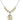 Saint Sebastian Crystal Necklace | 3/4 inch | 6mm Beads _x0014_  14kt Gold Filled