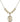 Saint Sebastian Crystal Necklace | 3/4 inch | 6mm Beads _x0014_  14kt Gold Filled