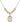 Saint Sebastian Crystal Necklace | 3/4 inch | 6mm Beads _x0014_  14kt Gold Filled
