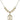 Saint Sebastian Crystal Necklace | 3/4 inch | 6mm Beads _x0014_  14kt Gold Filled