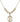 Saint Sebastian Crystal Necklace | 3/4 inch | 6mm Beads _x0014_  14kt Gold Filled