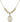Saint Sebastian Crystal Necklace | 3/4 inch | 6mm Beads _x0014_  14kt Gold Filled