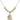 Saint Sebastian Crystal Necklace | 3/4 inch | 6mm Beads _x0014_  14kt Gold Filled