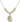 Saint Sebastian Crystal Necklace | 3/4 inch | 6mm Beads _x0014_  14kt Gold Filled