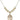 Saint Sebastian Crystal Necklace | 3/4 inch | 6mm Beads _x0014_  14kt Gold Filled