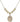 Saint Sebastian Crystal Necklace | 3/4 inch | 6mm Beads _x0014_  14kt Gold Filled