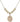 Saint Sebastian Crystal Necklace | 3/4 inch | 6mm Beads _x0014_  14kt Gold Filled