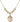 Saint Sebastian Cross Crystal Necklace | 3/4 inch | 6mm Beads _x0014_  14kt Gold Filled