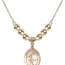 Guardian Angel Crystal Necklace | 3/4 inch | 6mm Beads _x0014_  14kt Gold Filled
