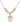 Guardian Angel Crystal Necklace | 3/4 inch | 6mm Beads _x0014_  14kt Gold Filled