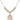 Guardian Angel Crystal Necklace | 3/4 inch | 6mm Beads _x0014_  14kt Gold Filled