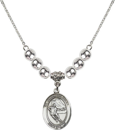 Beads Guardian Angel Crystal Necklace | 3/4 inch | 6mm Beads