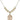 Guardian Angel Crystal Necklace | 3/4 inch | 6mm Beads _x0014_  14kt Gold Filled