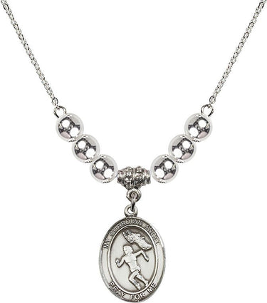 Guardian Angel Track & Field Women Crystal Necklace | 3/4 inch | N32-8710