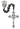 8mm hematite corded rosary with silver oxidized Miraculous Medal center and crucifix in gift box