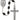 Black wood bead rosary with silver oxidized crucifix and matching center piece shown against a white background