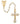 6mm gold plate pearl rosary with gold-tone pewter crucifix and center piece displayed against a neutral background
