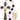 7mm round black glass rosary with gold-plated pewter links, Miraculous Medal center, and black epoxy Holy Mass crucifix in red velour gift box