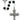 8mm round black wood rosary with pewter crucifix and pewter center medal displayed on a white background