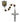 Tiger eye St. Joseph Rosary with genuine golden-brown stone beads and silver-tone pewter crucifix and center medal