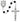Close-up detail of sterling silver Miraculous Medal center and black onyx beads on the R883LF rosary