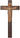 Wall Crucifix Walnut Wood /Resin Corpus Risen Christ 20
