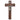 Large 12" Walnut Wooden Wall Crucifix with Resin Corpus - A Timeless Symbol of Faith