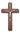 11" Walnut Sick Call Crucifix Set for Anointing of the Sick