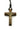 St. Benedict Crucifix Necklace - 3" Wooden Cross with Black Rope Cord