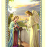 The Angelus laminated Catholic prayer card 
