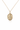 Collar de Medalla de Santa Dimpna, Patrona, Mediana, Relleno de Oro de 14kt | 1.9 cm x 1.3 cm | Cadena de 45.7 cm | Bliss