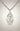 Rosarycard Sterling Silver St. Michael medal necklace, oval shape with detailed St. Michael figure and inscription "Protect Me In Battle".