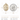 14K Solid Gold Saint Dymphna Oval Medal with U.S. Quarter for scale on a white background