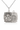 Collar de plata de ley con medalla de San Benito de tamaño mediano | 1.9 cm x 1.3 cm | Cadena de 45.7 cm | Fabricado en EE. UU. por Bliss