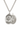 Collar de medalla de béisbol de plata de ley de San Cristóbal mediana | Colgante de 1 x 3/4" | Cadena de 24" | Hecho en EE. UU. por Bliss