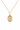 14kt Gold Filled Small St. Dymphna Patron Saint Medal Necklace | 1/2" x 1/4" | 18" Chain | USA Made by Bliss